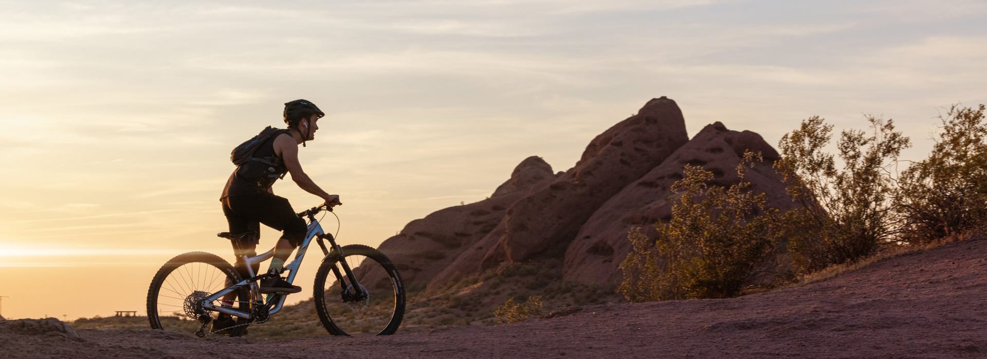 Biking at Papago Park