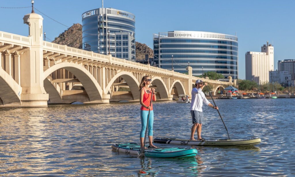 Stand Up Paddleboard at Tempe Town Lake