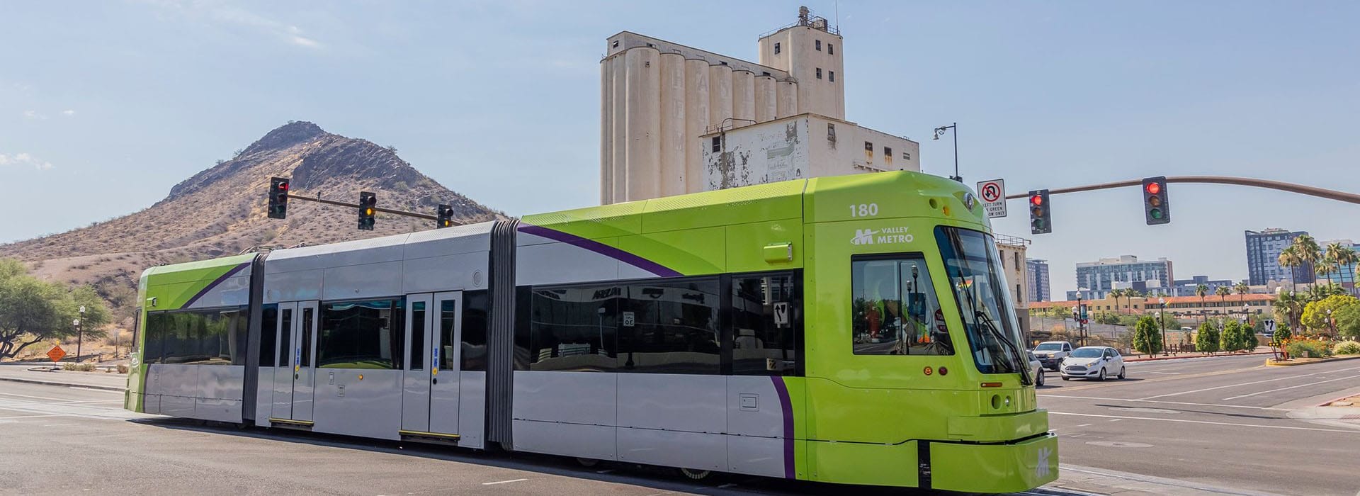 Tempe Streetcar in Downtown Tempe